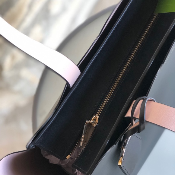 NWT Kate Spade Mina Magnolia Leather handbag black - Picture 2 of 8